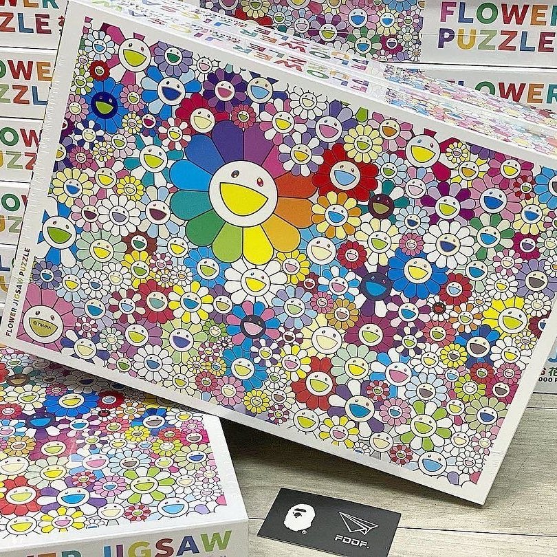 FDOF] 預購 Takashi Murakami flower jigsaw puzzle 村上隆 小花拼圖 