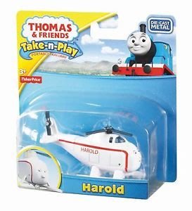 湯瑪士小火車 Take-n-Play 帶著走系列 Harold 哈洛 合金(小)