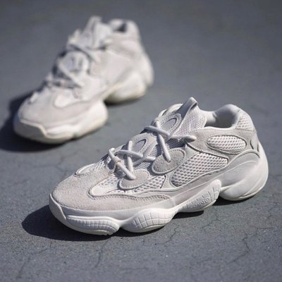 【正品】adidas Yeezy 500 “Bone White 骨白 FV3573 男女潮鞋