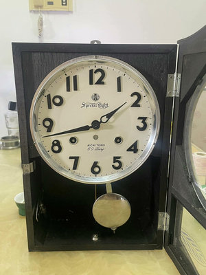 日本機械鐘 愛知AICHI 60天計時器 老物件 品相不錯