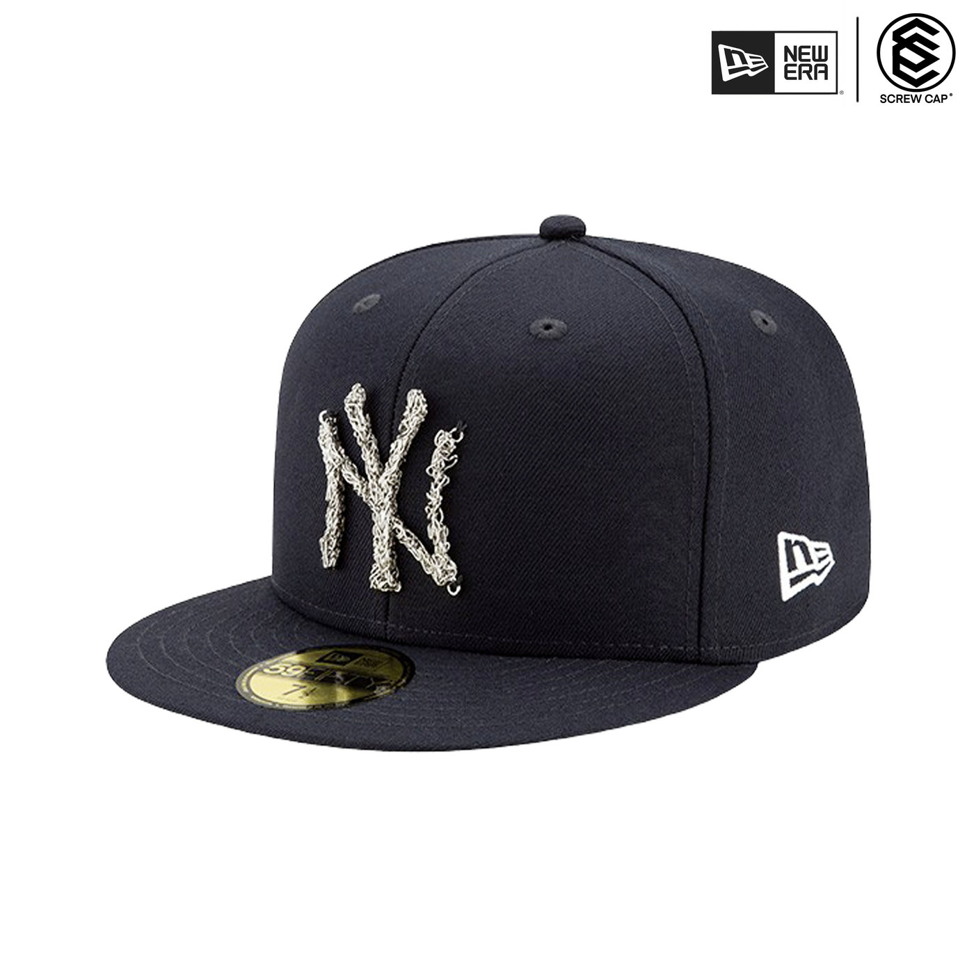 NEW ERA 59FIFTY 5950 METAL MELT 3D金屬列印效果洋基NY 棒球帽