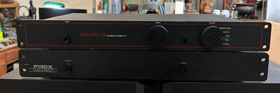 出售英國製 Musical Fidelity 3B Pre-Amp前級+musical fidelity p140x 後級