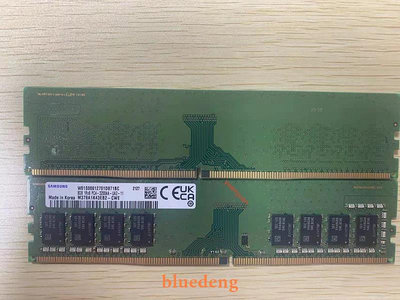 全新三星M378A1K43EB2-CWE DDR4桌機記憶體8G 1RX8 PC4-3200AA
