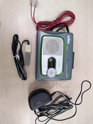 聲寶電話錄音機TA-W351L可裝電池也可插電使用！