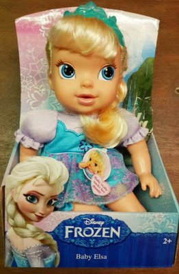 美國 Elsa 艾莎 Disney Frozen Deluxe Elsa Baby Doll 公主娃娃 玩偶迪士尼