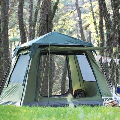 韓國ROTICAMP四季帳篷戶外便攜式折疊野外露營裝備全自動加厚防雨特價