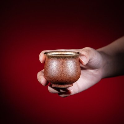 日本波佐見燒陶悅窯手握茶杯日式手工茶具高端禮品復古日式茶杯