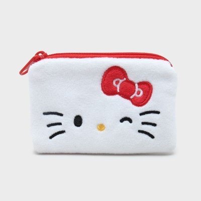 ♥小花花日本精品♥ Hello Kitty 大臉造型零錢包 口紅包 小物包 飾品包 ~ 8
