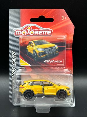 -78車庫- Majorette 美捷輪 Audi Q4 e-tron etron 奧迪 電動車 黃色