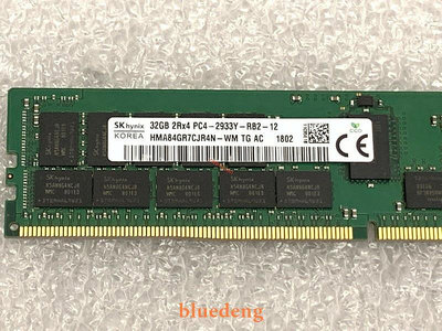 SK海力士現代 HMA84GR7CJR4N-WM 32G DDR4 PC4-2933Y ECC REG記憶體