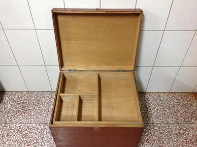 早期方形檜木箱 工具箱 置物箱