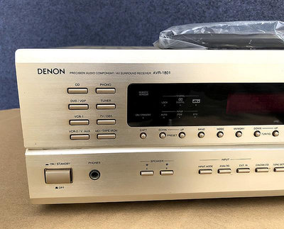 音箱設備二手進口Denon/天龍AVR-1801 DTS家庭影院5.1功放機手機電視機用音響配件