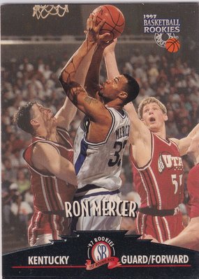 1997 Score Board Rookies #2 Ron Mercer