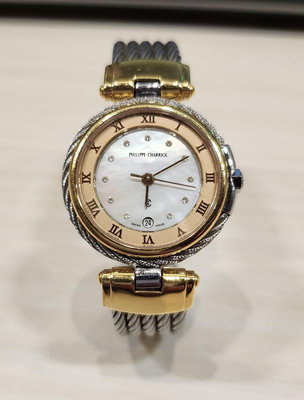 夏利豪 PHILIPPE CHARRIOL 經典款手錶，二手，有購證，廉售12000.