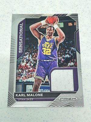 2020-21 Panini Prizm Karl Malone  Sensational Patch Card