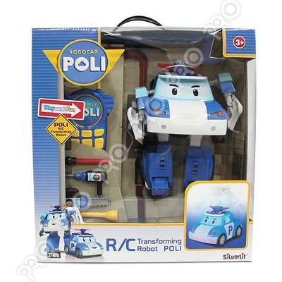 玳玳的玩具店 POLI 10吋 變形遙控波力/波力 救援小英雄/遙控車/可變形