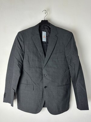 UNITED ARROWS 日本製 灰色 羊毛 西裝 外套 B093003 Y