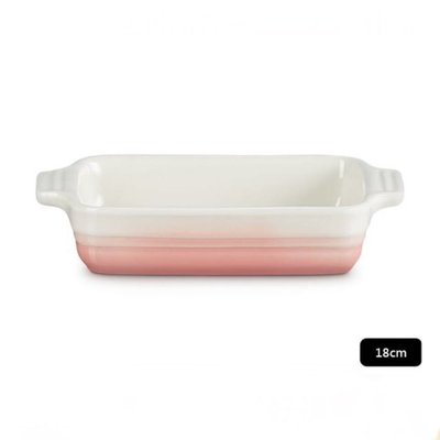 Le Creuset 粉樹莓 長方型 烤盤 焗烤盤 18cm