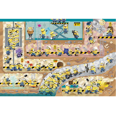 小小兵 Minion 地下的秘密基地  (Yanoman,1000片,10-1358, 日本進口拼圖)