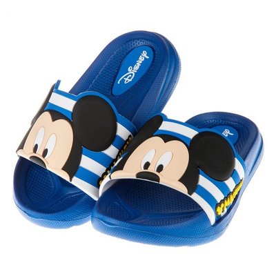 童鞋(15~21公分)Disney迪士尼米奇藍色兒童超輕量拖鞋D7S004B