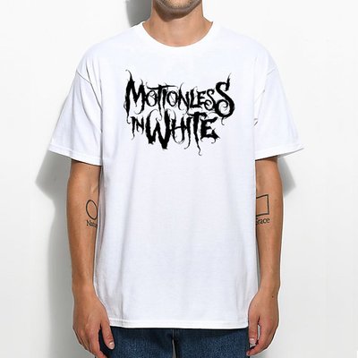 Motionless in white Logo 短袖T恤 2色 滑板金屬龐克搖滾樂團Metal
