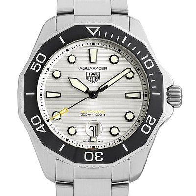 TAG HEUER WBP201C.BA0632 泰格豪雅錶 機械錶 43mm 競潛系列 銀面盤 潛水錶 鋼錶帶 男錶