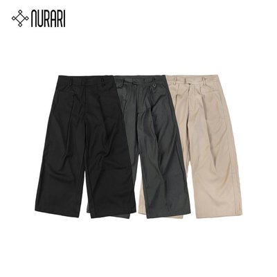 [NMR] Nurari 23 S/S GTM Henka Suit Pants 簡約可調節打摺西裝寬褲
