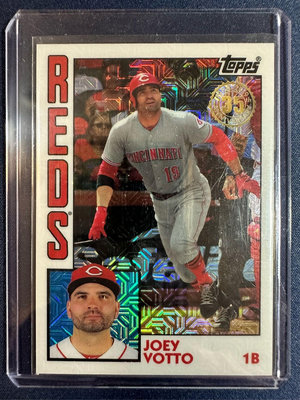 2019 Topps Silver Pack #T84-8- JOEY VOTTO Mojo Refractor Chrome SP 1984