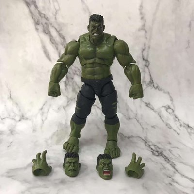 現貨復仇者聯盟3二代SHF綠巨人浩克Hulk關節可動手辦玩具模型擺件盒裝 可開發票