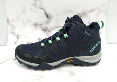 〔斯伯特〕Merrell Siren 3 GTX 女鞋 登山 越野 耐磨 黃金大底 防水支撐 藍綠 ML034280