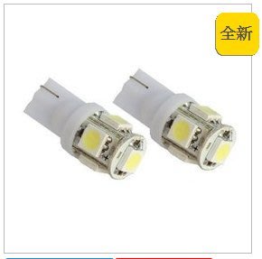 【鑫巢】 T10 5晶 台灣製造 SMD 5050 LED 汽機車小燈 燈泡 方向燈