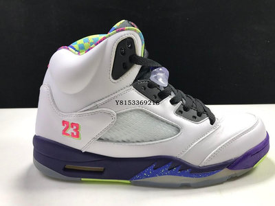 Air Jordan 5 AJ5 白紫鴛鴦 反轉 新鮮王子氣墊籃球鞋 DB3335-100
