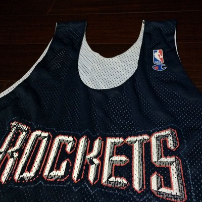 正品 古著 Vintage 90's Champion NBA 籃球衣 美國製 深藍