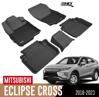 【汽車零件王】3D 卡固立體 踏墊 Mitsubishi Eclipse Cross 2018~2023