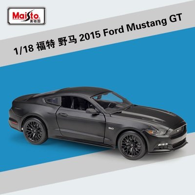 仿真車模型 美馳圖1:18福特野馬Ford Mustang跑車仿真合金汽車模型玩具擺件