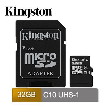 [信達電腦] 金士頓 Canvas Select MicroSDHC/UHS-I C10 32G microSD 終身