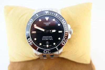 [吉宏精品交流中心]TISSOT 天梭 Seastar 海洋之星 43mm 300米 自動機械 男錶 潛水錶(盒卡全)