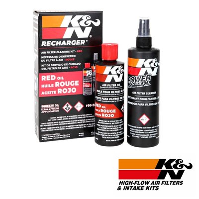 K&N 清潔組 99-5050 高流量空濾清潔組 ( 噴式清潔 + 滴式保養油 )