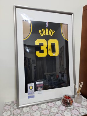 Stephen Curry 21-22奪冠賽季 75週年紀念款 城市版SW球衣 親筆簽名球衣