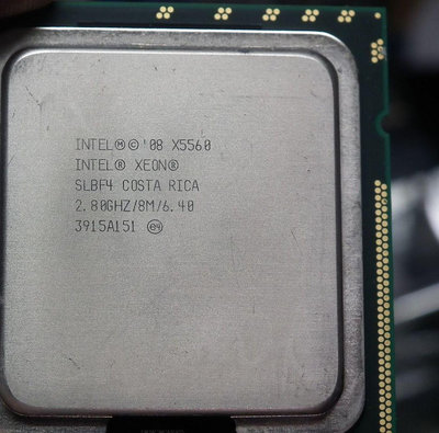 CPU X5560 SLBF4 2.8GGHZ 正式版 LGA1366 CPU INTEL 8M X58 I7 XEON