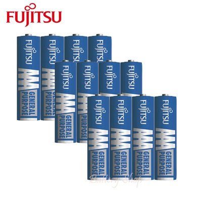 FUJITSU 富士通 普通電池 4號碳鋅電池 (12顆裝)