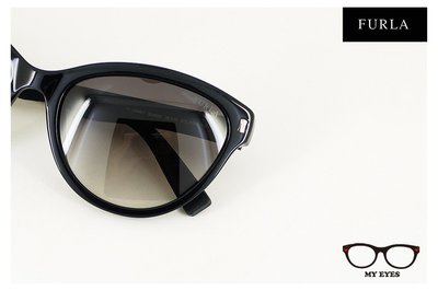 【My Eyes 瞳言瞳語】女性精品品牌Furla蛇皮紋太陽眼鏡 貓眼時尚(SU4836)