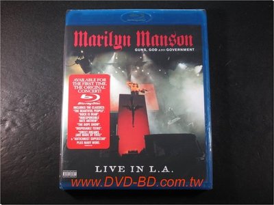 [藍光BD] - 瑪莉蓮曼森 : 洛杉磯演唱會 Marilyn Manson Guns , God and Government Live in L.A.