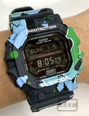 【威哥本舖】Casio台灣原廠公司貨 G-Shock GX-56SS-1 Street Spirit街頭塗鴉設計電子錶