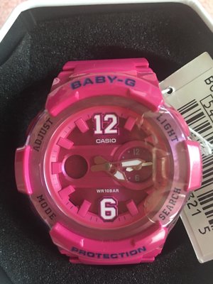 13 Baby-G CASIO 手錶 BGA-210-4B2D 桃紅色 按標籤價 不到 6 折 目前本賣場最便宜2490