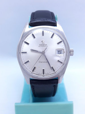 瑞士原裝 OMEGA歐米茄日期顯示,機芯:565,原裝龍頭,GENEVE不鏽鋼自動男錶