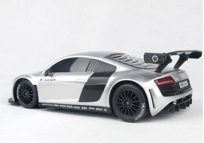 阿莎力玩具 1:24 正版奧迪 audi R8 賽道版 銀色 遙控汽車遙控車
