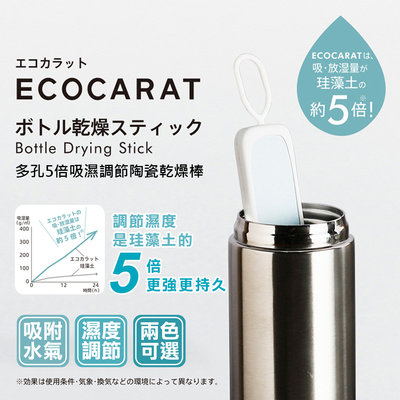 【MARNA】ECOCARAT多孔5倍吸濕調節陶瓷 乾燥棒  速乾棒 快乾除濕  乾燥棒 吸濕 防霉 (U5929568P)