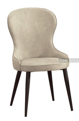 【宏興HOME BRISK】歐哈灰色皮餐椅，台北、桃園、基隆市區運費200元 《ZZ新品18》