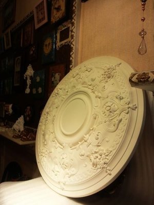 歐洲宮廷藝術精品- 巴洛克 立體PU浮雕燈座PO-32374( 74.5cm )@$2300